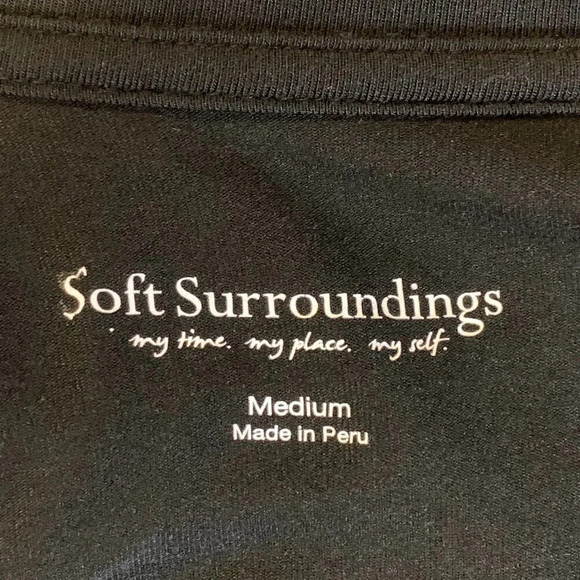 Soft Surroundings Women's Indeevar Multi Tier Long Sleeve Relaxed Tunic Size M - Picture 7 of 13